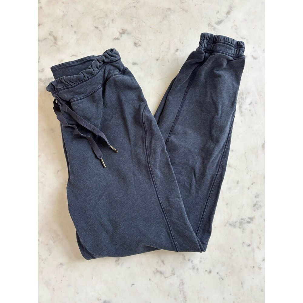Lululemon Soft Jersey Classic-Fit Mid-Rise Jogger True Navy sz 4